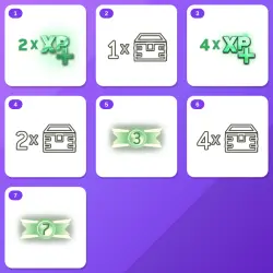 For Honor Twitch Drops (7 Items) — 2 XP Boosts + 1 Scavenger Crate +5 more