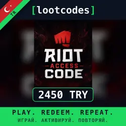 Riot Cash Gift Card 2450 TRY — Riot Games Турция Цифровой код
