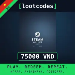 Steam Wallet Gift Card VND 75000 — Steam Вьетнам Цифровой код