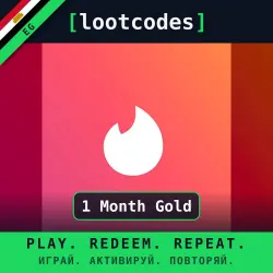 Tinder Gift Card Tinder 1 Month Gold — Tinder Египет Цифровой код