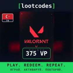 Valorant Points — 375 — Türkiye, лот №288265