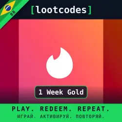 Tinder Gift Card Tinder 1 Week Gold — Tinder Brazil Digital Code