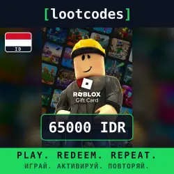 Roblox Gift Card — IDR 65000 — Indonesia, лот №288274