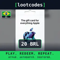 Apple Gift Card — R$20 BRL — Brazil — App Store и Apple ID, лот №256902