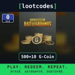 PUBG: BATTLEGROUNDS G-Coin — 500+10 G-Coin — Steam — Global, лот №288278