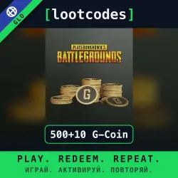 PUBG: BATTLEGROUNDS G-Coin 500+10 G-Coin — Steam Global Digital Code