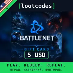 Battle.net Gift Card $5 USD — Battle.net США Цифровой код