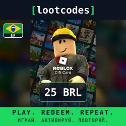 Roblox Gift Card — BRL 25 — Brazil, лот №207119