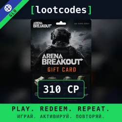 Arena Breakout Gift Card 310 CP — Mobile (iOS / Android) Глобальный Цифровой код