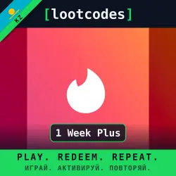 Tinder Gift Card Tinder 1 Week Plus — Tinder Kazakhstan Digital Code