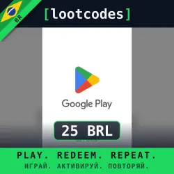 Google Play Gift Card 25 BRL — Google Play Brazil Digital Code
