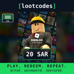 Roblox Gift Card — SAR 20 — Saudi Arabia, лот №288286