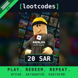 Roblox Gift Card — SAR 20 — Saudi Arabia