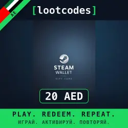 Steam Wallet Gift Card AED 20 — Steam ОАЭ Цифровой код