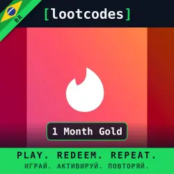 Tinder Gift Card Tinder 1 Month Gold — Tinder Brazil Digital Code