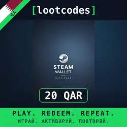 Steam Wallet Gift Card QAR 20 — Steam Катар Цифровой код