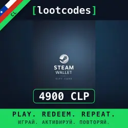 Steam Wallet Gift Card 4900 CLP — Steam Чили Цифровой код