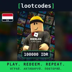 Roblox Gift Card — IDR 100000 — Indonesia, лот №288289