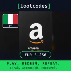 Amazon Gift Card 5 10 15 20 25 50 100 250 EUR — Amazon Italy Digital Code