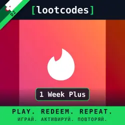 Tinder Gift Card Tinder 1 Week Plus — Tinder Algeria Digital Code