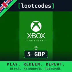 Xbox Gift Card GBP 5 — Xbox United Kingdom Digital Code