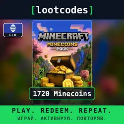 Minecoins Pack — 1720 Minecoins — Microsoft Store — Global — Minecraft, лот №288292