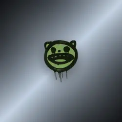 Sealed Graffiti | Happy Cat (Battle Green)