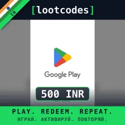 Google Play Gift Card 500 INR — Google Play India Digital Code