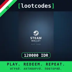 Steam Wallet Gift Card IDR 120000 — Steam Индонезия Цифровой код