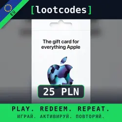 Apple Gift Card PLN 25 — Apple Poland Digital Code