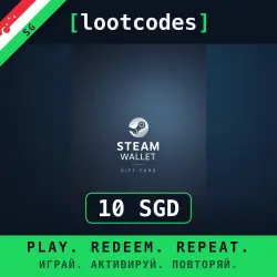 Steam Wallet Gift Card SGD 10 — Steam Сингапур Цифровой код