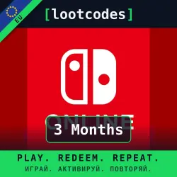 Nintendo Switch Online 3 Months — Nintendo Switch Europe Activation Code