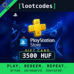 PlayStation Store Gift Card HUF 3500 — PlayStation Hungary Digital Code