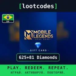 Mobile Legends: Bang Bang — 625+81 Diamonds — Brazil, лот №288305