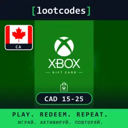 Xbox Gift Card — 15 CAD — Canada