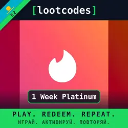Tinder Gift Card Tinder 1 Week Platinum — Tinder Kazakhstan Digital Code