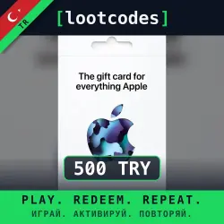 Apple Gift Card ₺500 TRY — Apple Турция Цифровой код