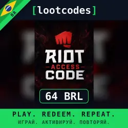 Riot Cash Gift Card — BRL 64 — League of Legends / Legends of Runeterra / VALORANT — Brazil
