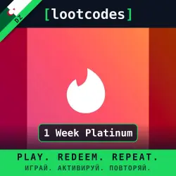 Tinder Gift Card Tinder 1 Week Platinum — Tinder Algeria Digital Code