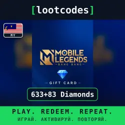 Mobile Legends: Bang Bang — 633+83 Diamonds — Malaysia — скриншот 1