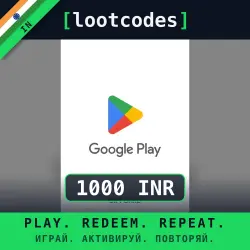 Google Play Gift Card 1000 INR — Google Play India Digital Code