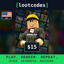 Roblox Gift Card — $15 — United States, лот №280365