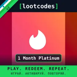 Tinder Gift Card Tinder 1 Month Platinum — Tinder Uzbekistan Digital Code