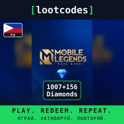 Mobile Legends: Bang Bang — 1007+156 Diamonds — Philippines — скриншот 1