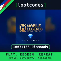 Mobile Legends: Bang Bang — 1007+156 Diamonds — Philippines