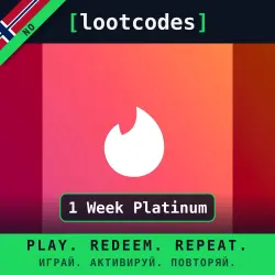 Tinder Gift Card Tinder 1 Week Platinum — Tinder Norway Digital Code