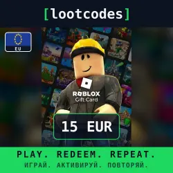 Roblox Gift Card — EUR 15 — Europe, лот №288323