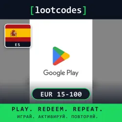Google Play Gift Card — 15 EUR — Spain