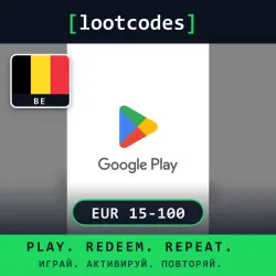 Google Play Gift Card — 15 EUR — Belgium