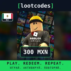 Roblox Gift Card — MXN 300 — Mexico, лот №288325